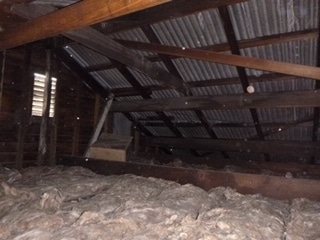 Asbestos in roof